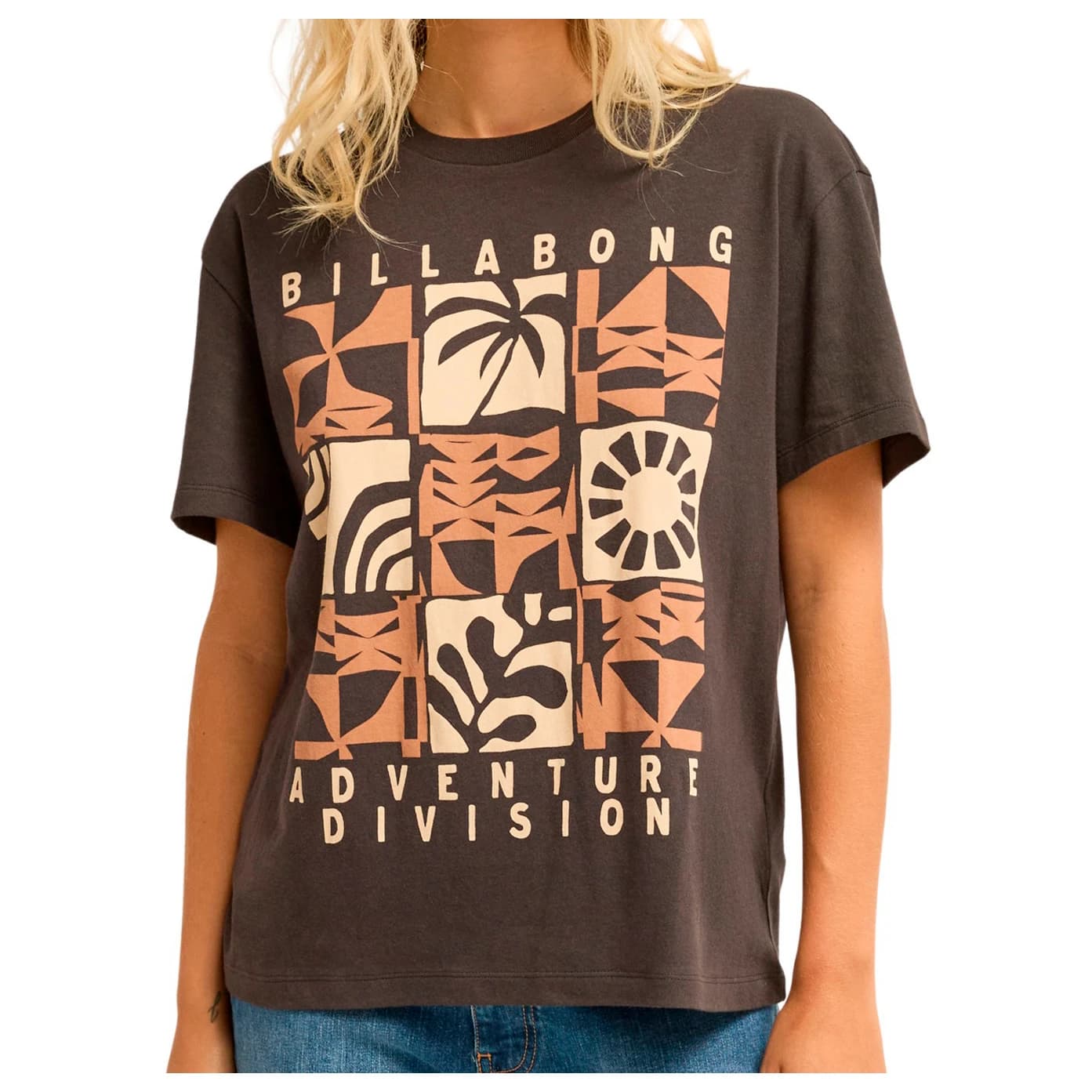 Дамски пуловер Billabong Women's Adiv Apres Ski L/S Tee T-shirt - Sea Fog