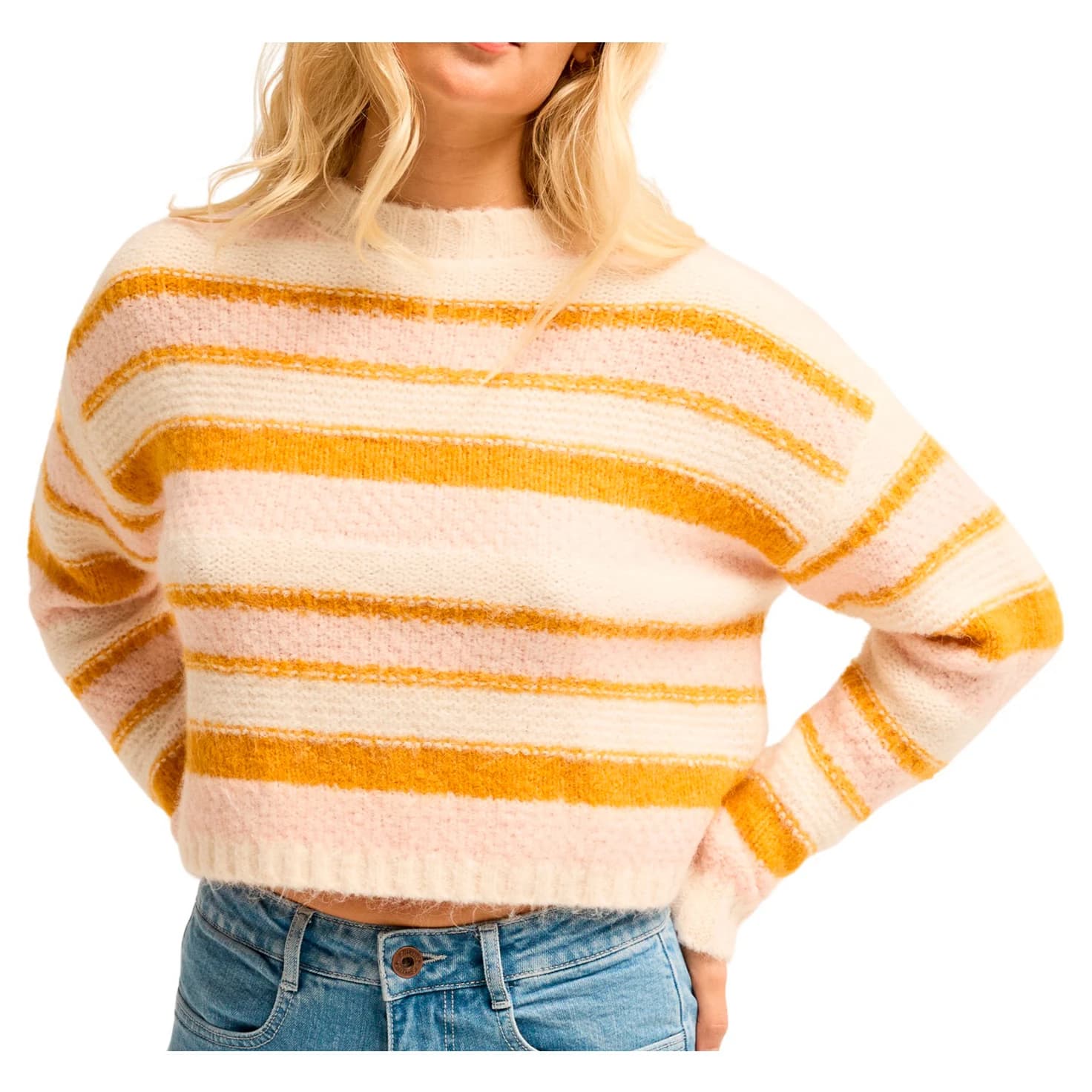 Дамски пуловер Billabong Women's Soft Breeze Jumper - Sugar Almond