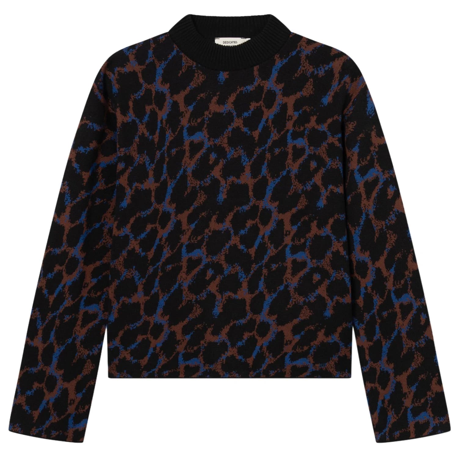 Дамски пуловер DEDICATED Women's Sweater Limhamn Leopard Jumper - Multi Color
