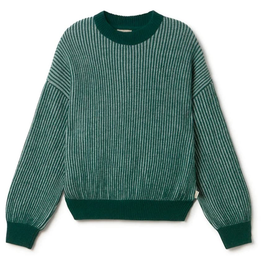 Дамски пуловер TWOTHIRDS Women's Murvagh Wool jumper - Dark Green