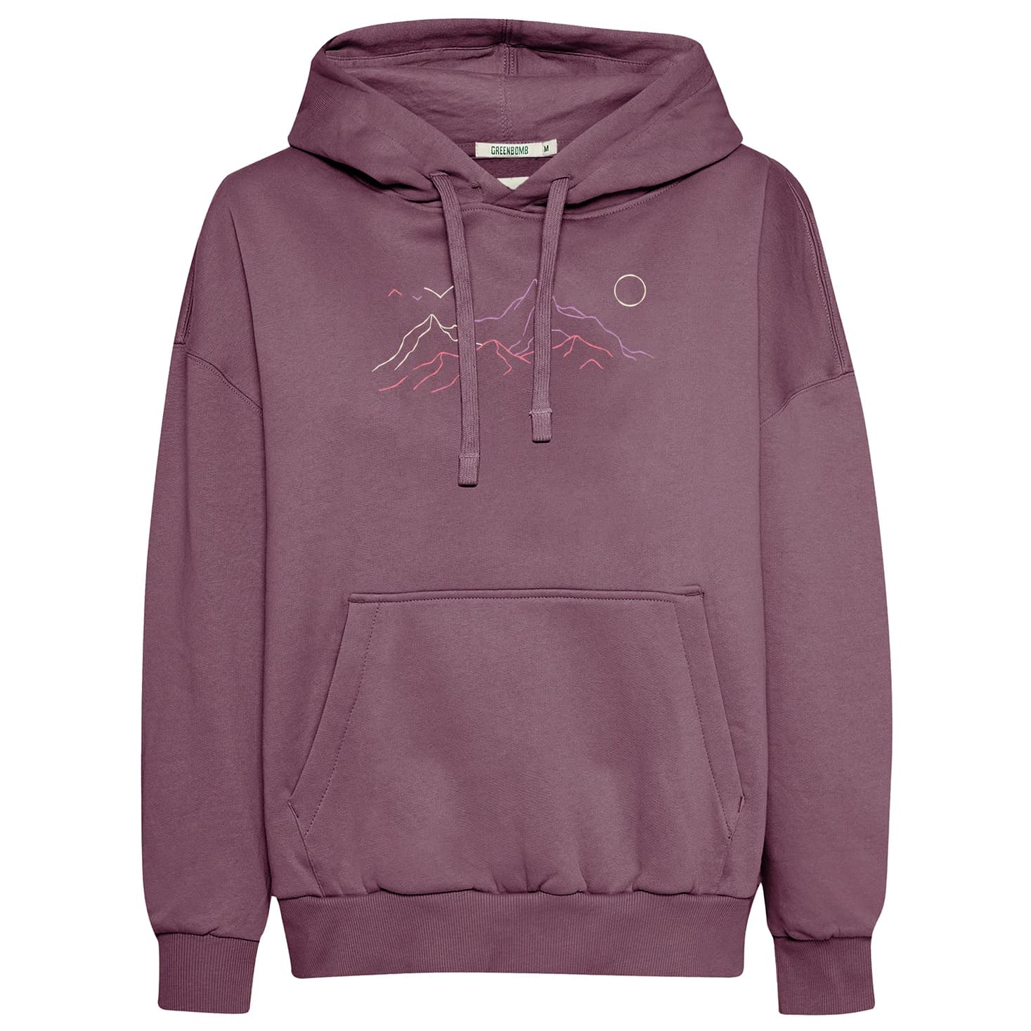 Дамски суичър GreenBomb Contours Mello Hoodie - Moorberry