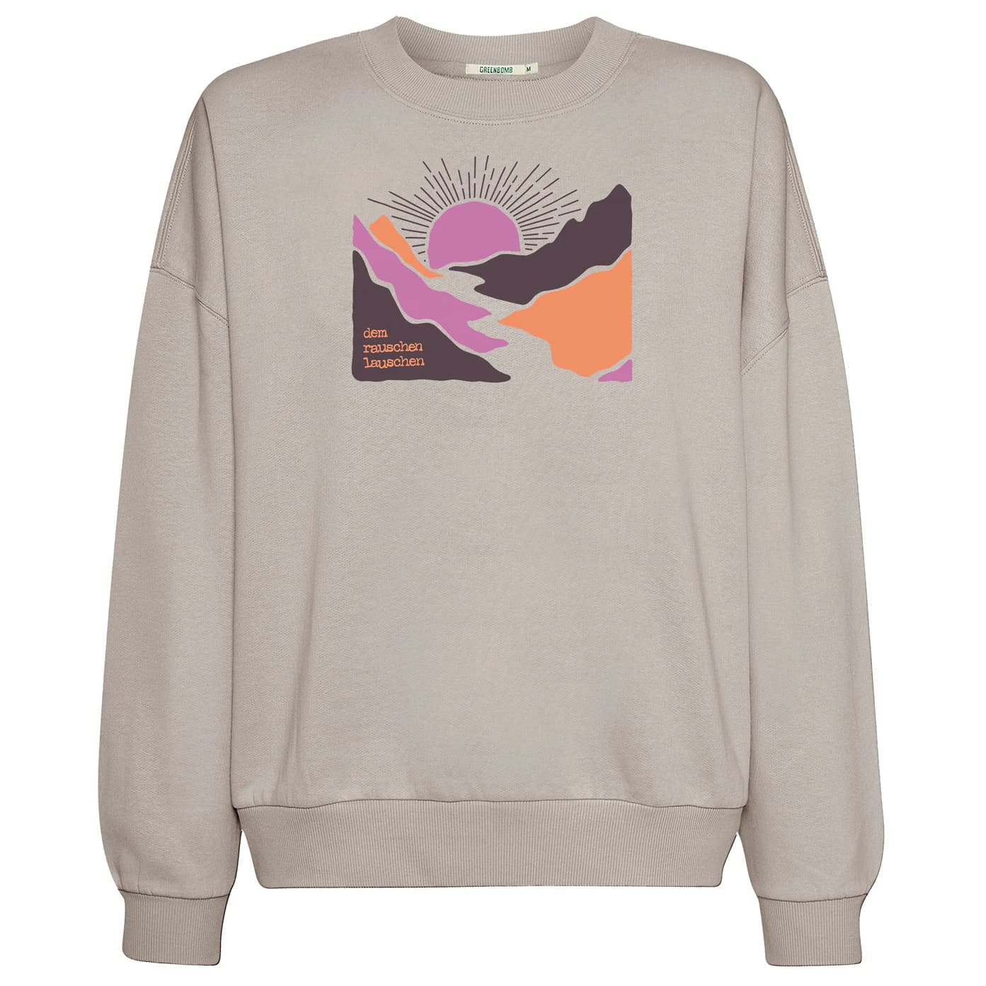 Дамски пуловер GreenBomb River Sundown Core Jumper - Sandstone