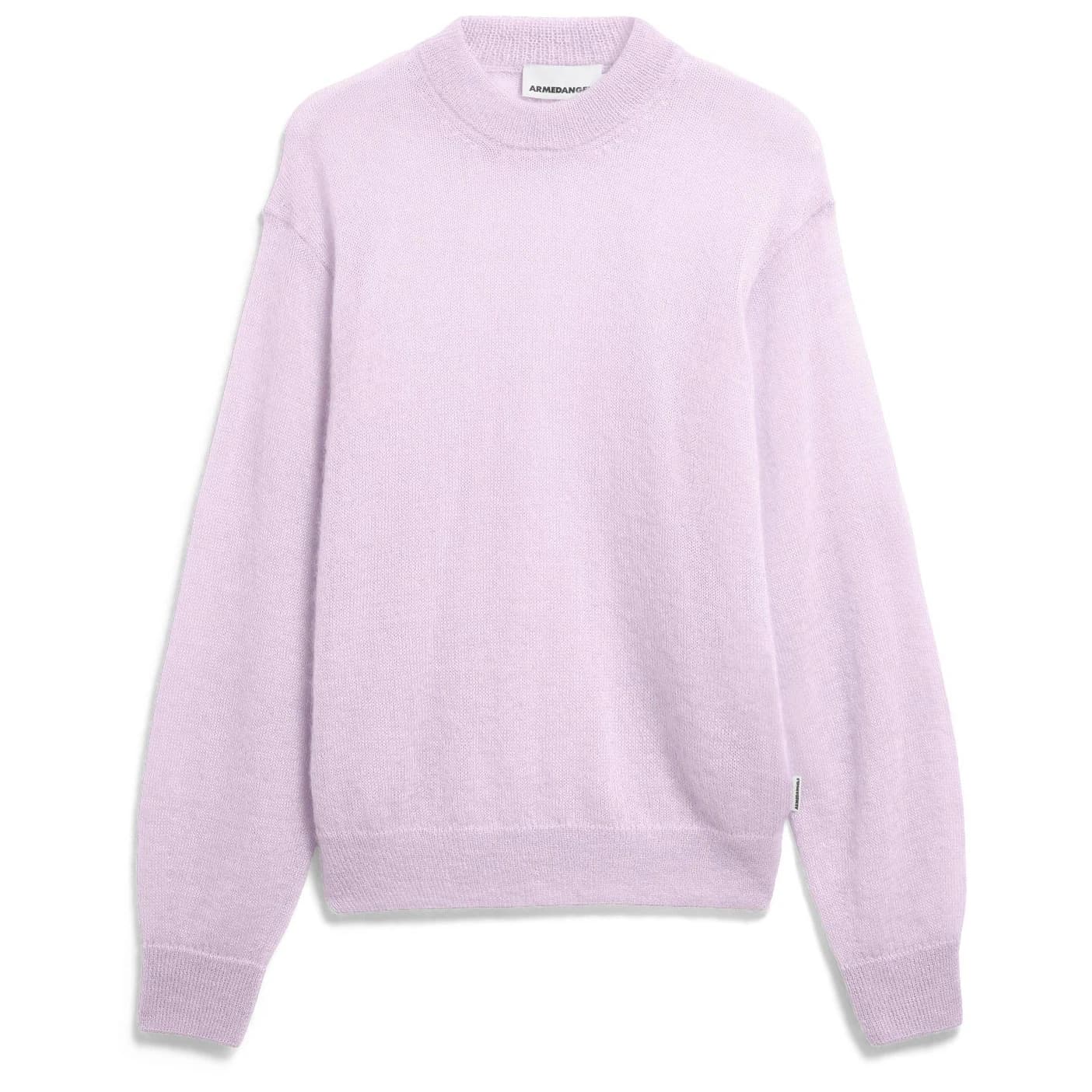 Дамски пуловер ARMEDANGELS Women's Mohair Blend Knit Sweater Jumper - Moonlit Lilac