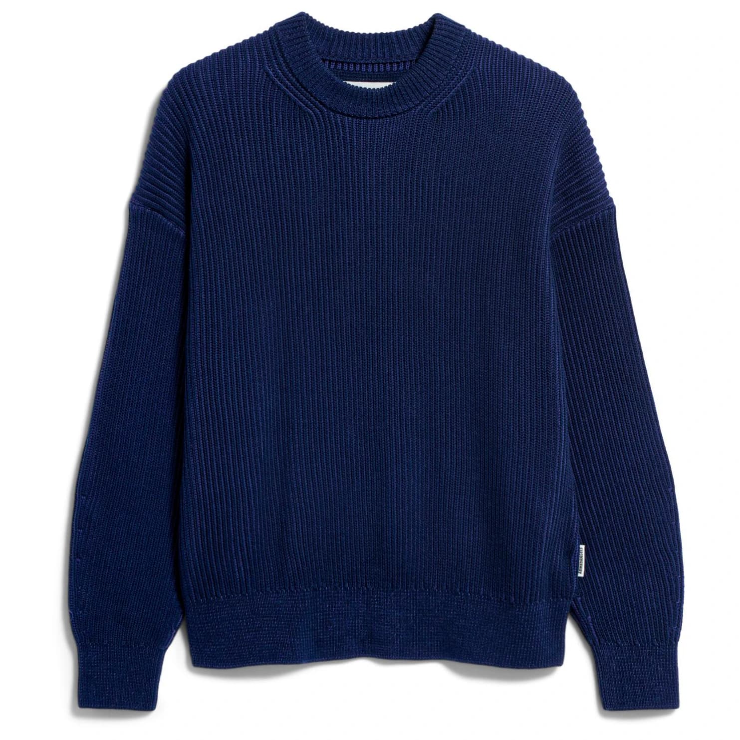 Дамски пуловер ARMEDANGELS Women's Vanisé Rib Knit Sweater Jumper - Tinted Navy / Light Tinted Navy
