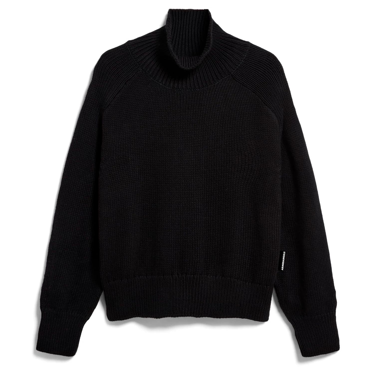Пуловер ARMEDANGELS Women's Winter Cotton Knit Sweater Jumper - Black