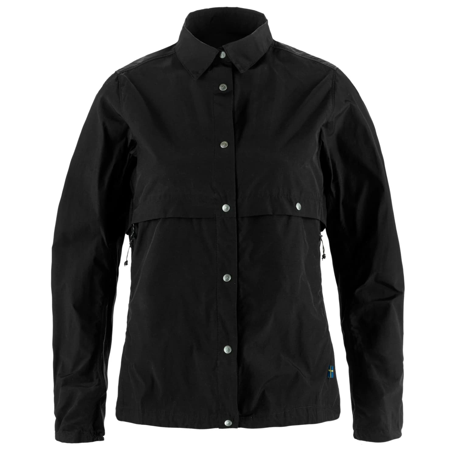 Дамско ветрозащитно яке Fjällräven Women's Hoja Rider's Wind Jacket Windproof jacket - Black