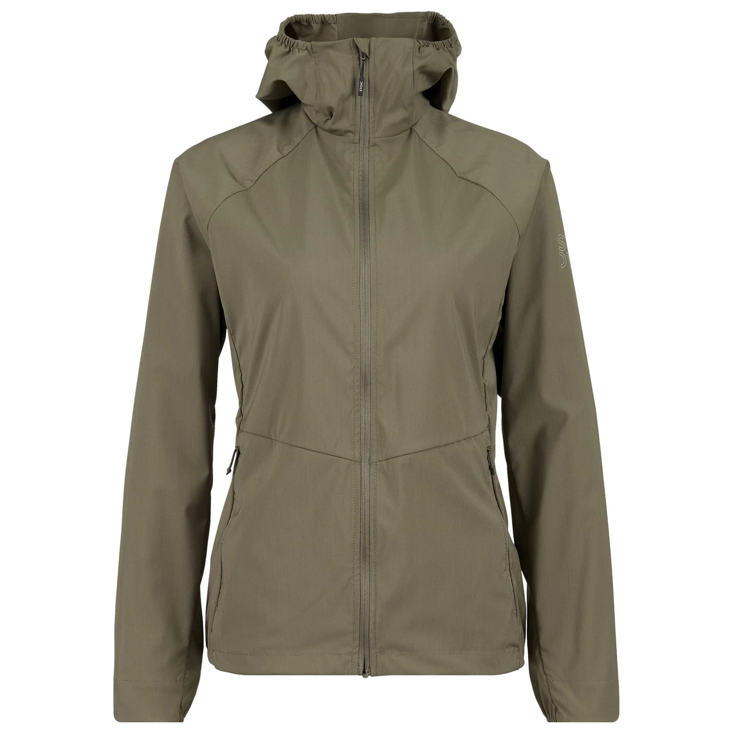 Дамско ветрозащитно яке Stoic Women's MerinoWindResist NyhemSt. Jacket with Hood Windproof jacket - Olive Green