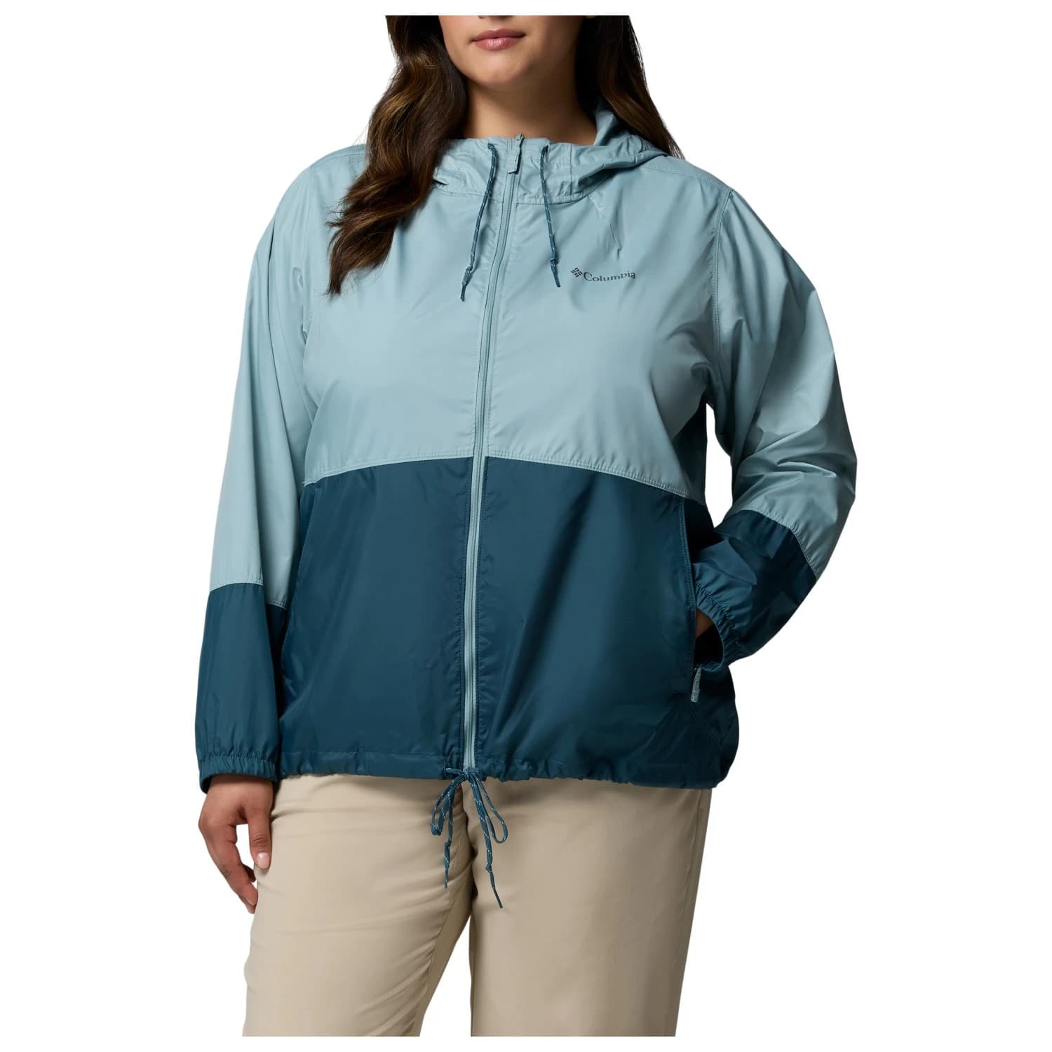Дамско ветрозащитно яке Columbia Women's Flash Forward II Windbreaker Windproof jacket - Crushed Blue / Everblue
