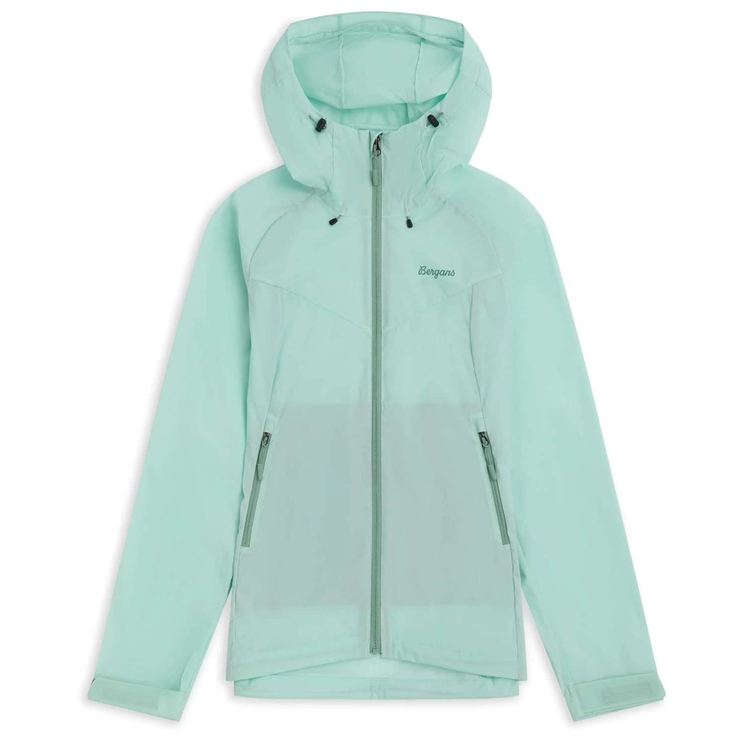 Дамско ветрозащитно яке Bergans Women's Microlight Jacket Windproof jacket - Mint Crush