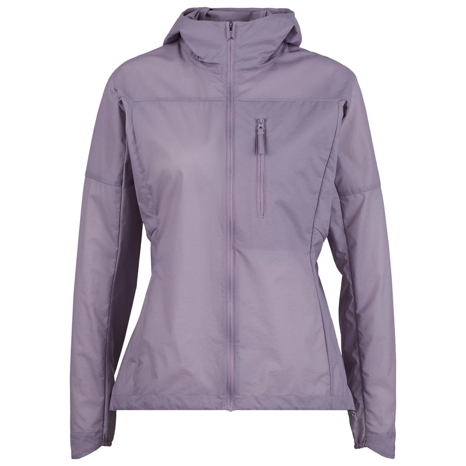 Дамско ветрозащитно яке Stoic Women's NybroSt. Windbreaker with Hood Windproof jacket - Plum Grey