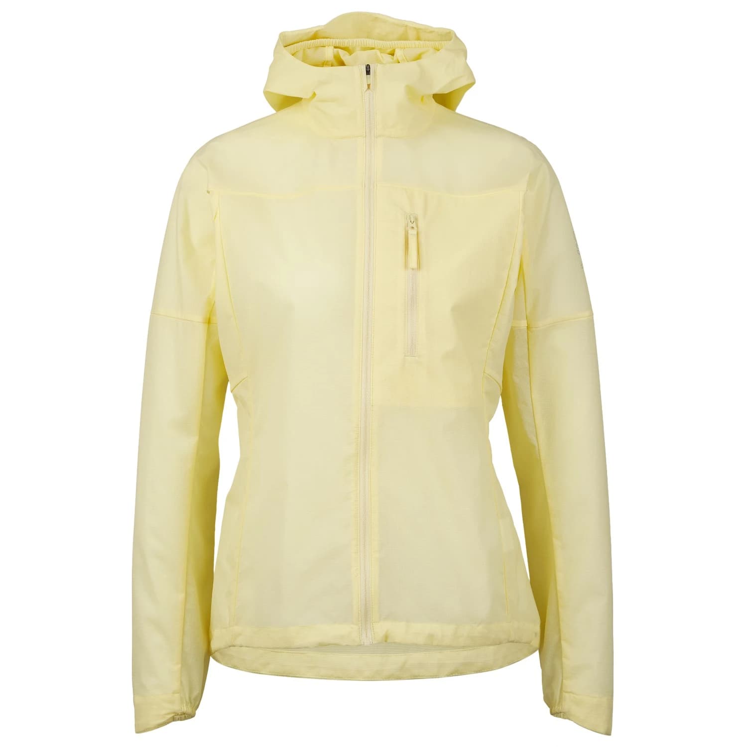 Дамско ветрозащитно яке Stoic Women's NybroSt. Windbreaker with Hood Windproof jacket - Soft Yellow