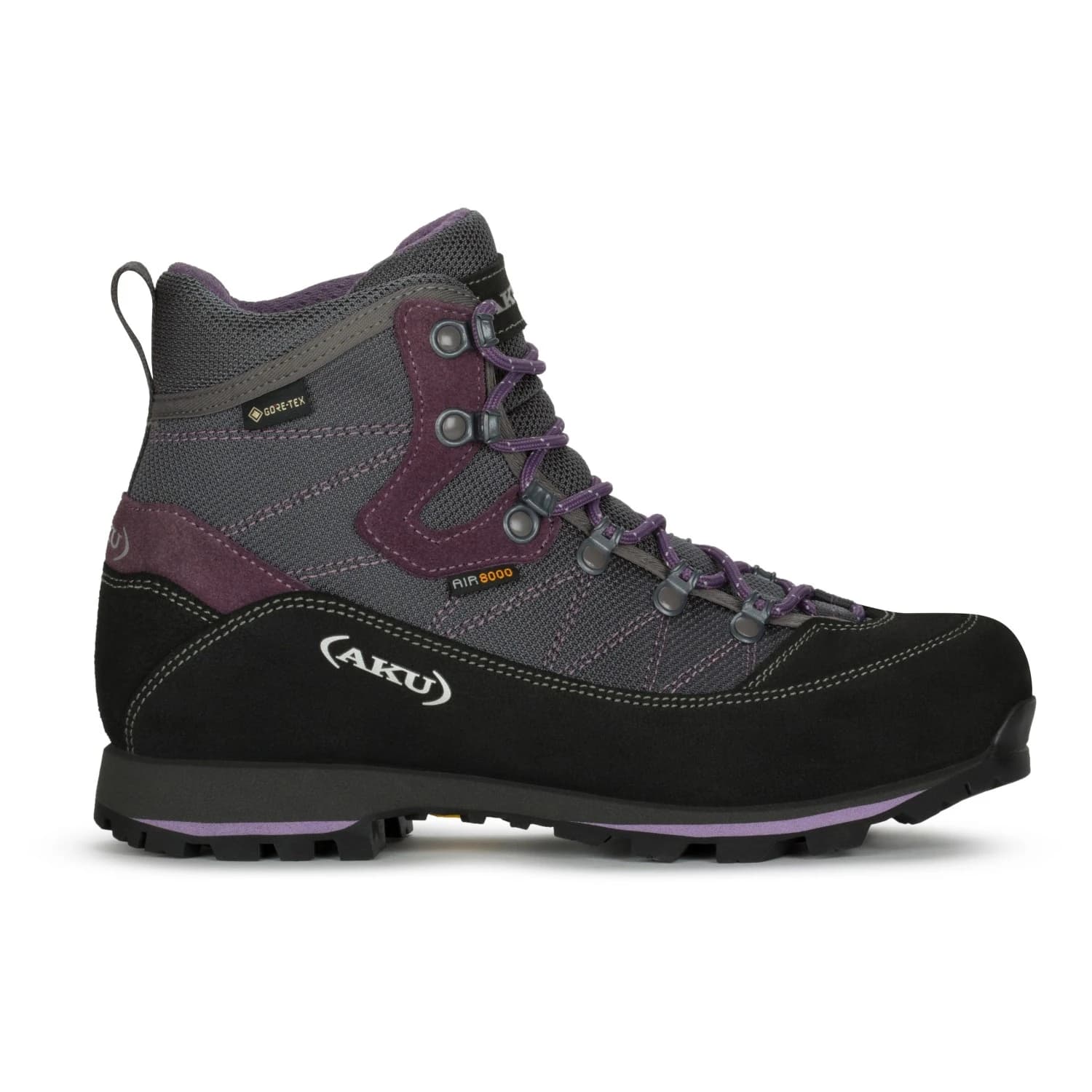 Дамски туристически обувки AKU Women's Trekker Lite III Walking boots - Anthracite / Violet