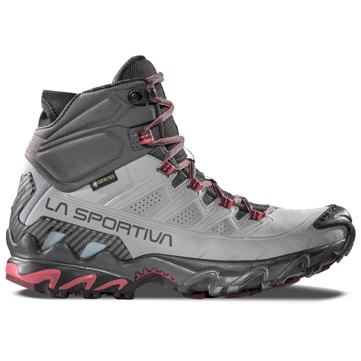 Дамски туристически обувки La Sportiva Women's Ultra Raptor II Mid Leather GTX Walking boots - Cloud / Redwood