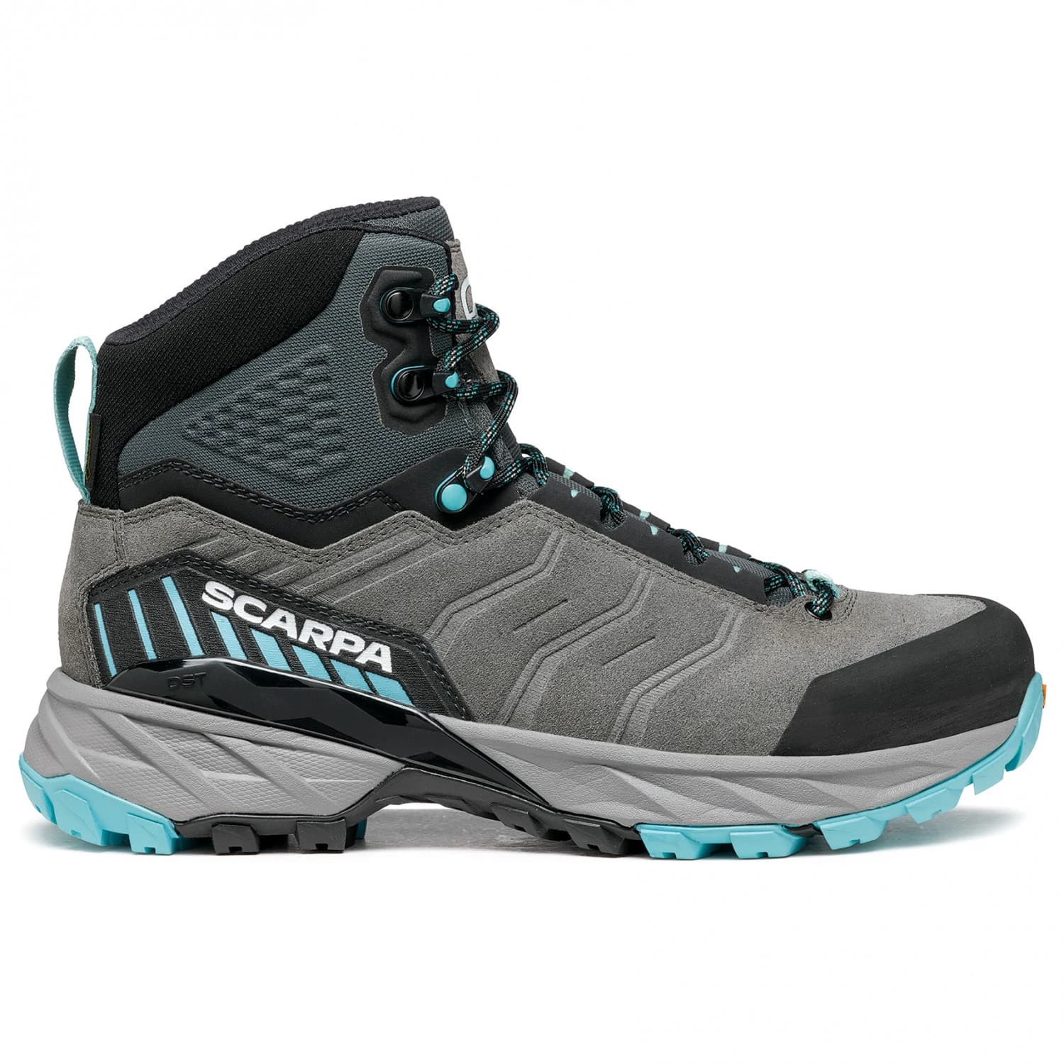 Дамски туристически обувки Scarpa Women's Rush Trek GTX Walking boots - MidGrey / Aqua