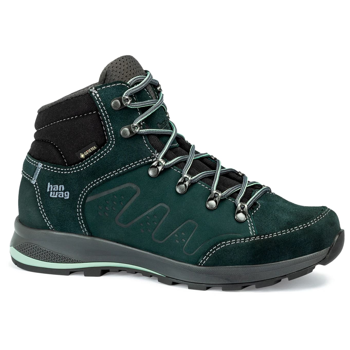 Дамски туристически обувки Hanwag Torsby Lady GTX Walking boots - Petrol / Mint