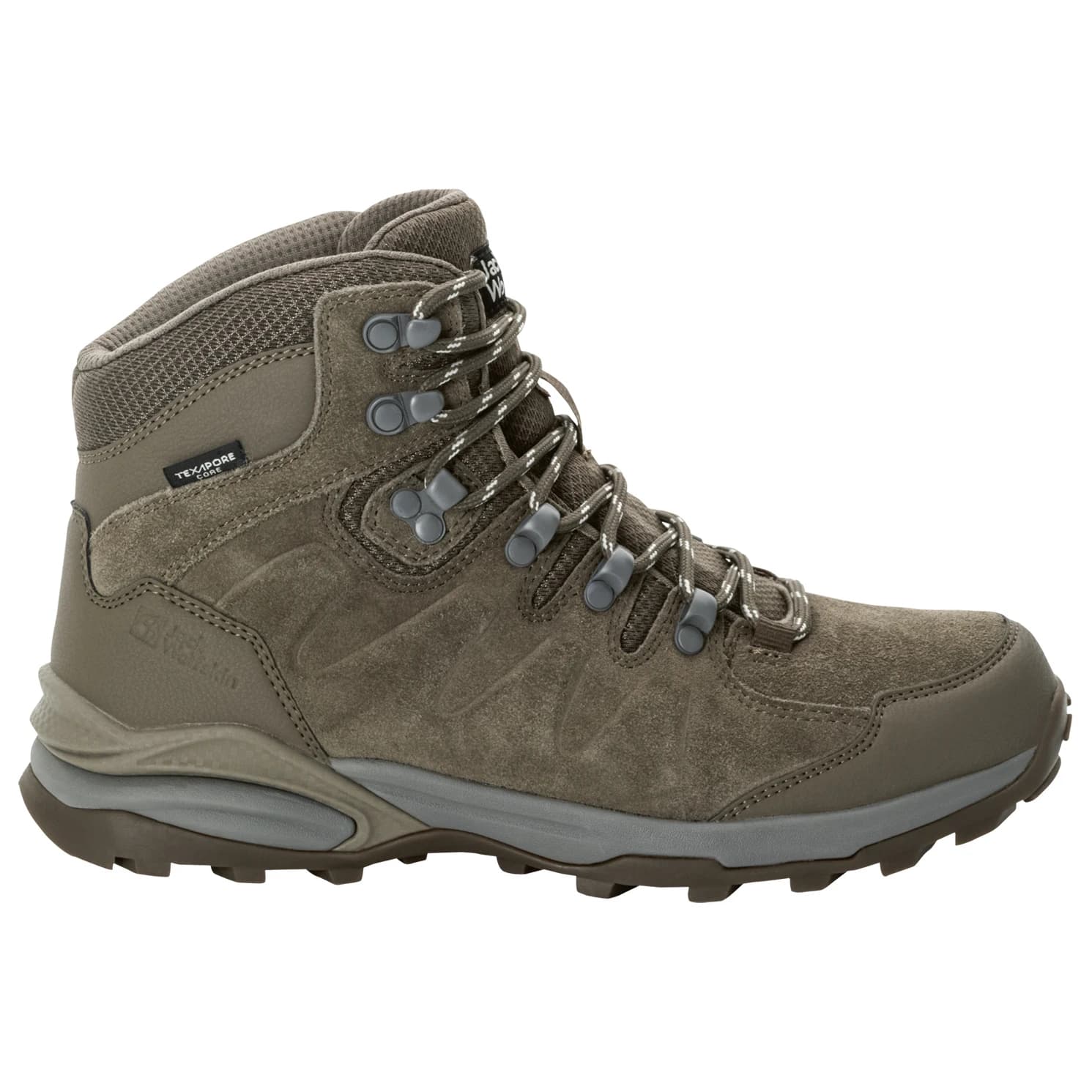 Дамски туристически обувки Jack Wolfskin Women's Refugio Texapore Mid Walking boots - Chestnut