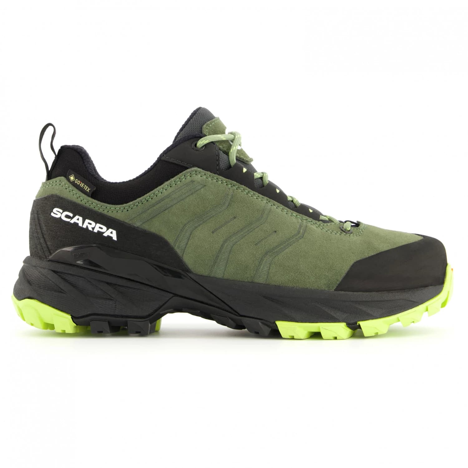 Дамски туристически обувки Scarpa Women's Rush Trail GTX Walking boots - Birch / Sunny Lime