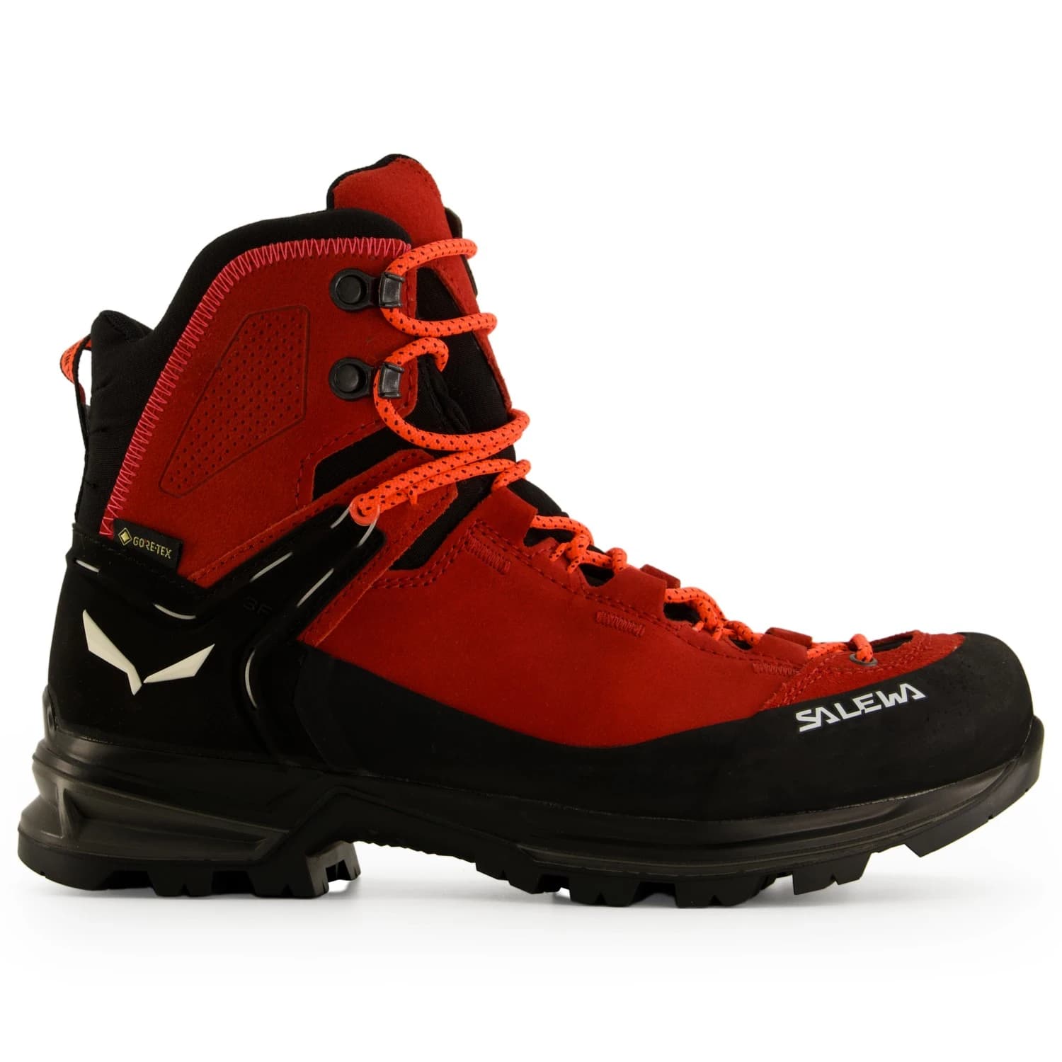 Дамски туристически обувки Salewa Women's Mountain Trainer 2 Mid GTX Walking boots - Red Dahlia / Black