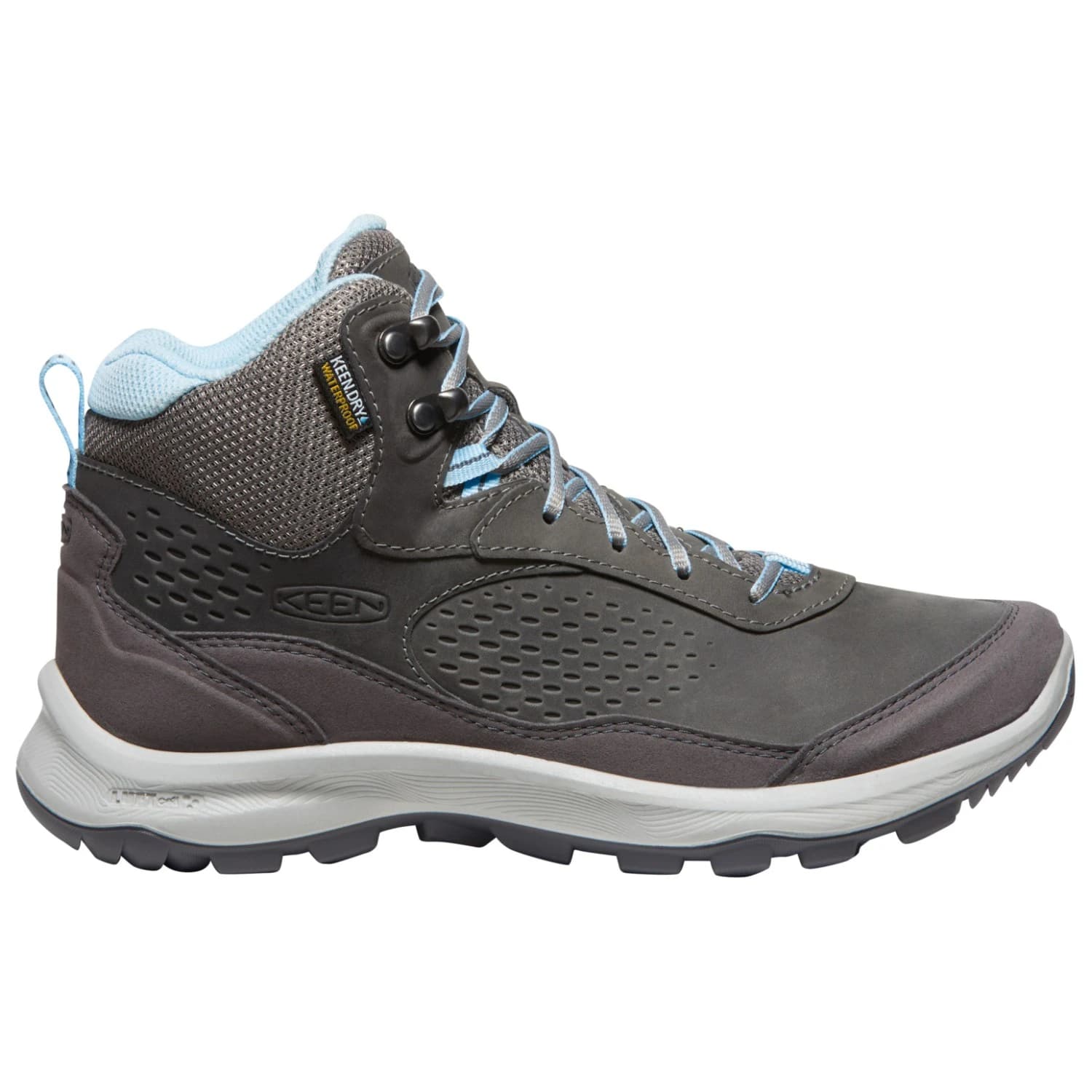 Дамски туристически обувки Keen Women's Terradora Explorer Mid WP Walking boots - Steel Grey / Clear Sky