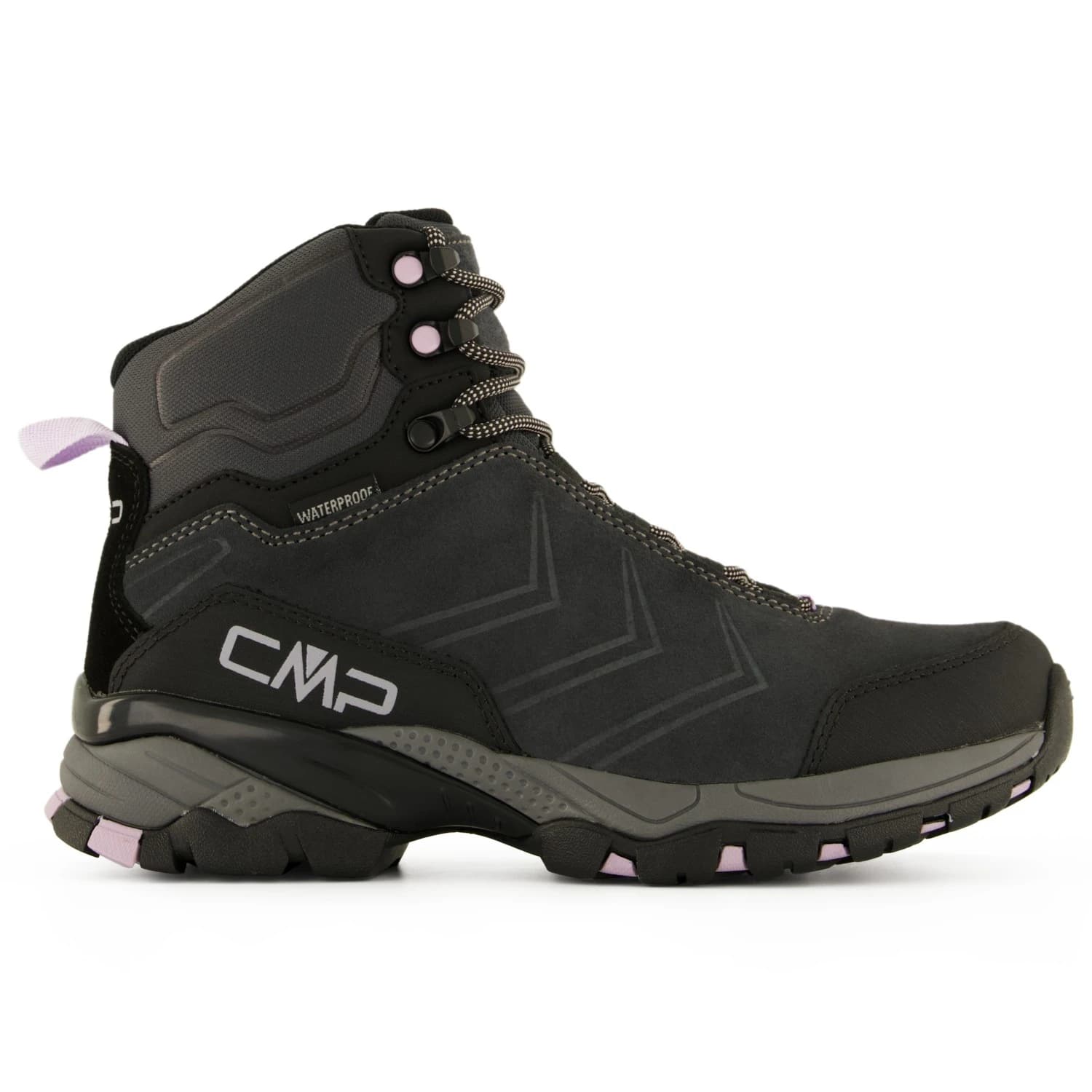 Дамски туристически обувки CMP Women's Melnick Mid Trekking Shoes Waterproof Walking boots - Titanio / Lilac