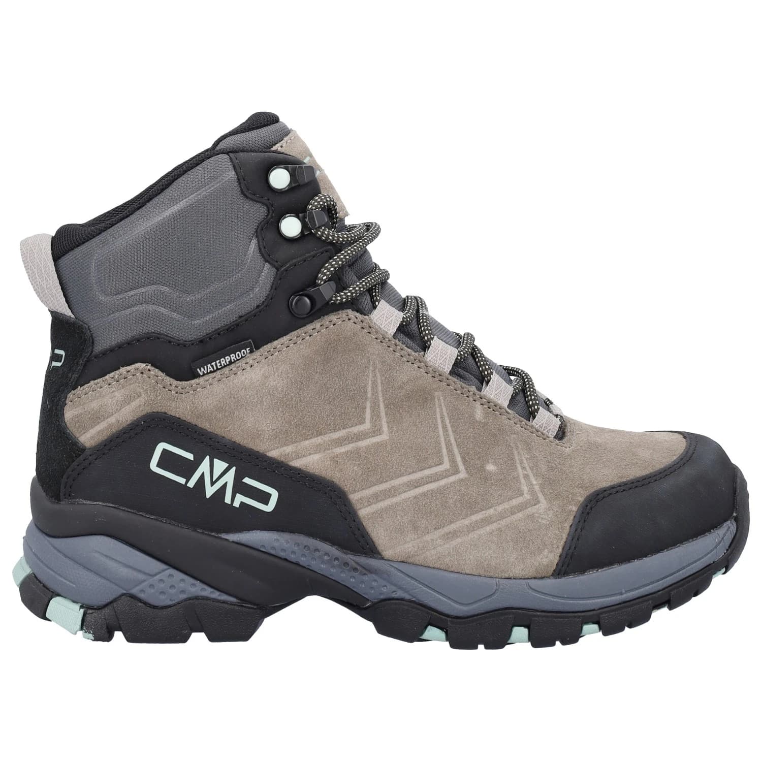 Дамски туристически обувки CMP Women's Melnick Mid Trekking Shoes Waterproof Walking boots - Deserto / Jade