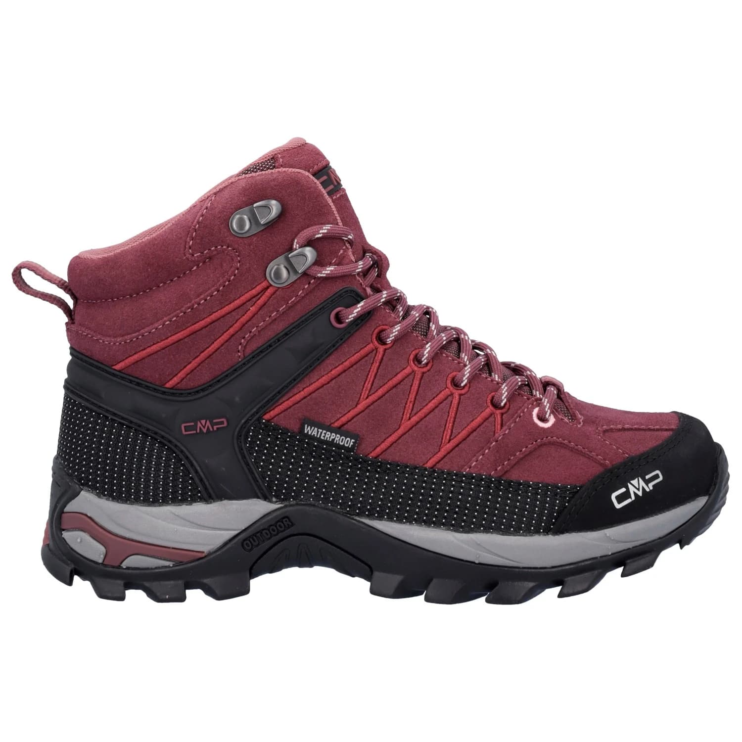 Дамски туристически обувки CMP Women's Rigel Mid Trekking Shoes Waterproof Walking boots - Prugna