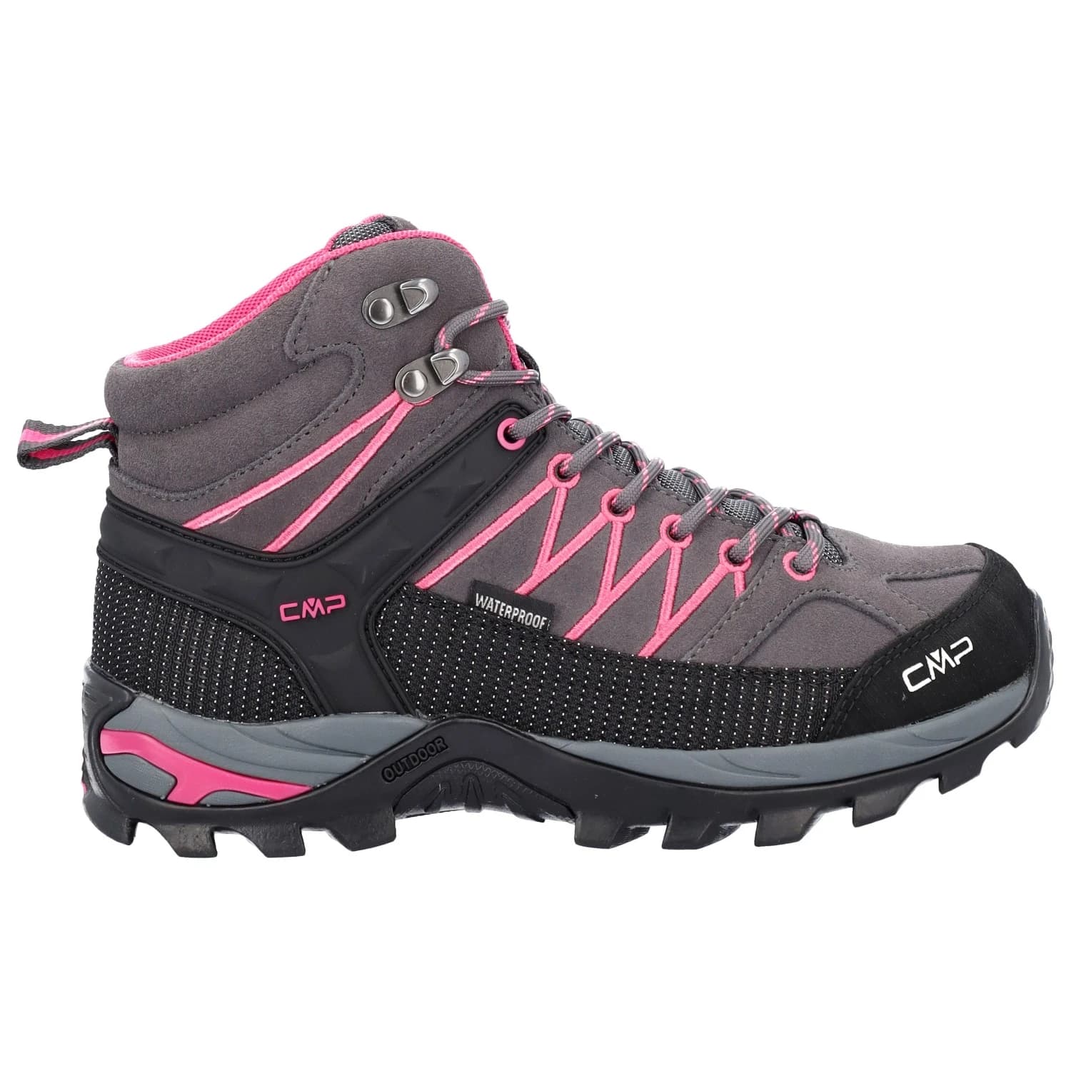 Дамски туристически обувки CMP Women's Rigel Mid Trekking Shoes Waterproof Walking boots - Terra / Bubblegum