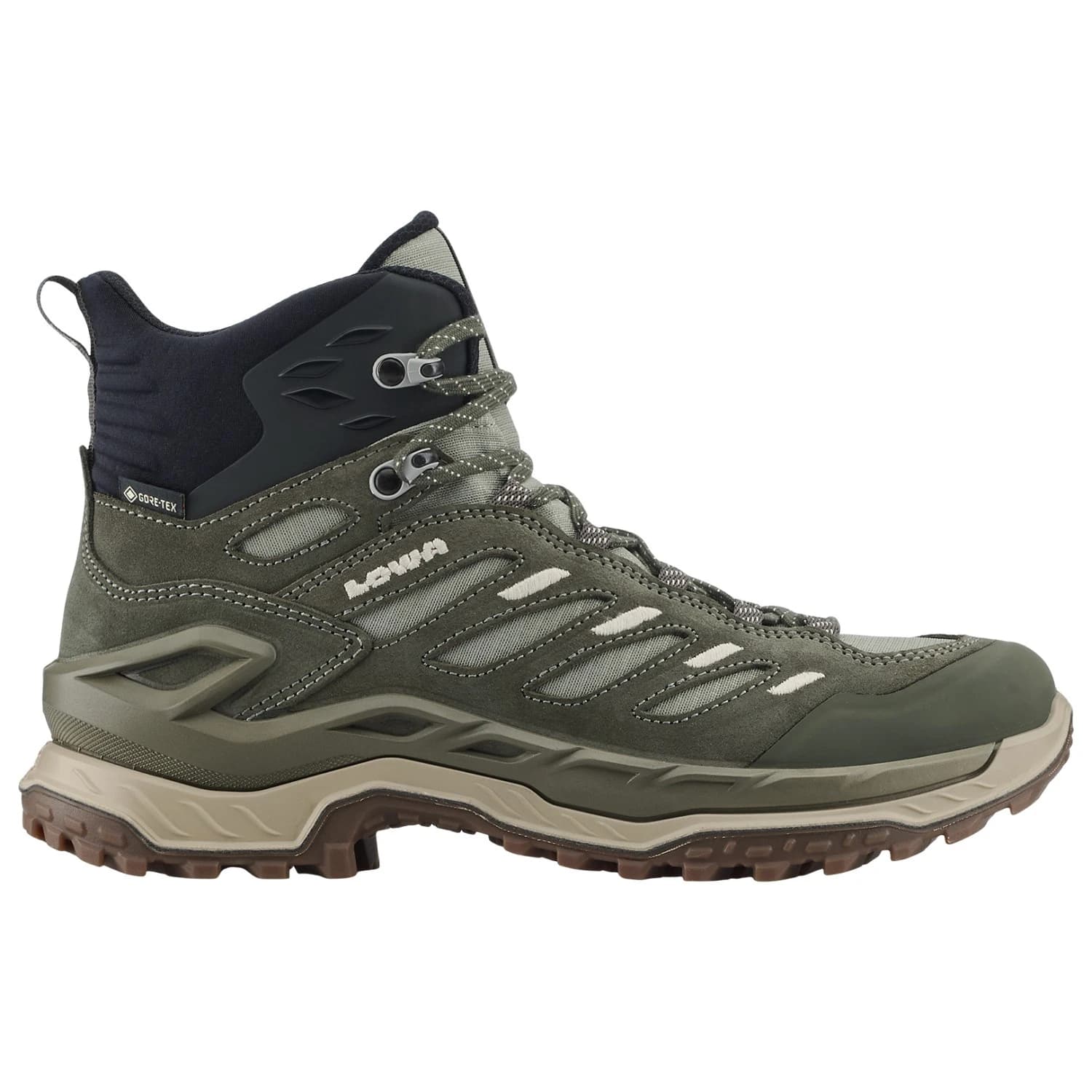 Дамски туристически обувки Lowa Women's Innovo GTX Mid Walking boots - Olive / Sage