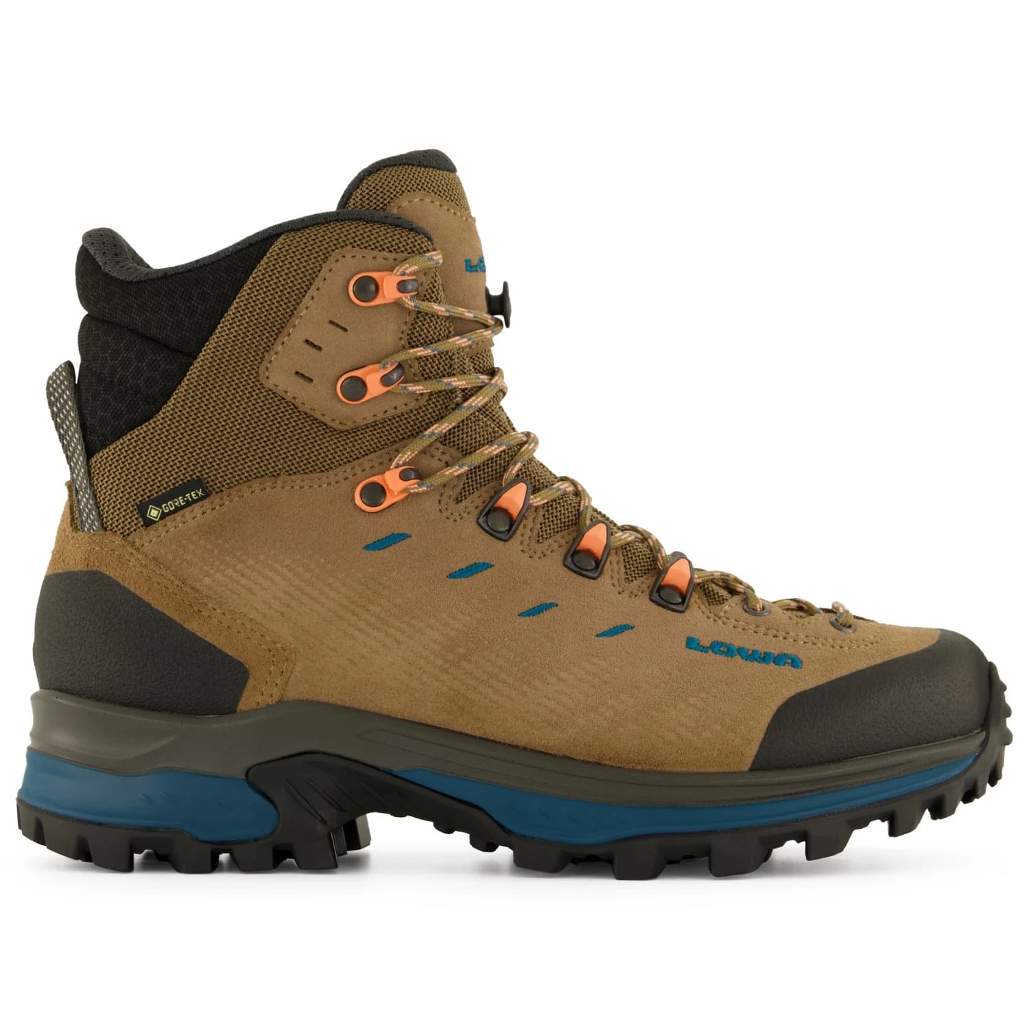 Дамски туристически обувки Lowa Women's Randir GTX Mid Walking boots - Stone / Petrol