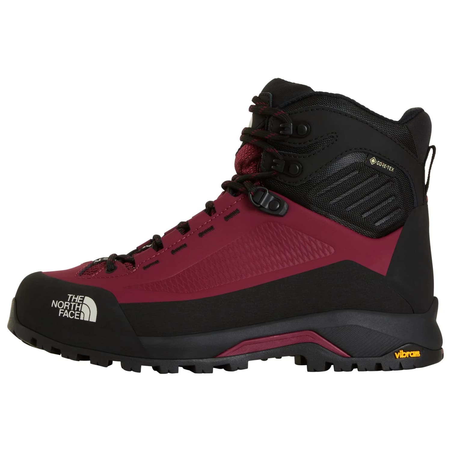 Дамски туристически обувки The North Face Women's Verto Alpine Mid GORE-TEX Walking boots - Burgundy Crush / TNF Black