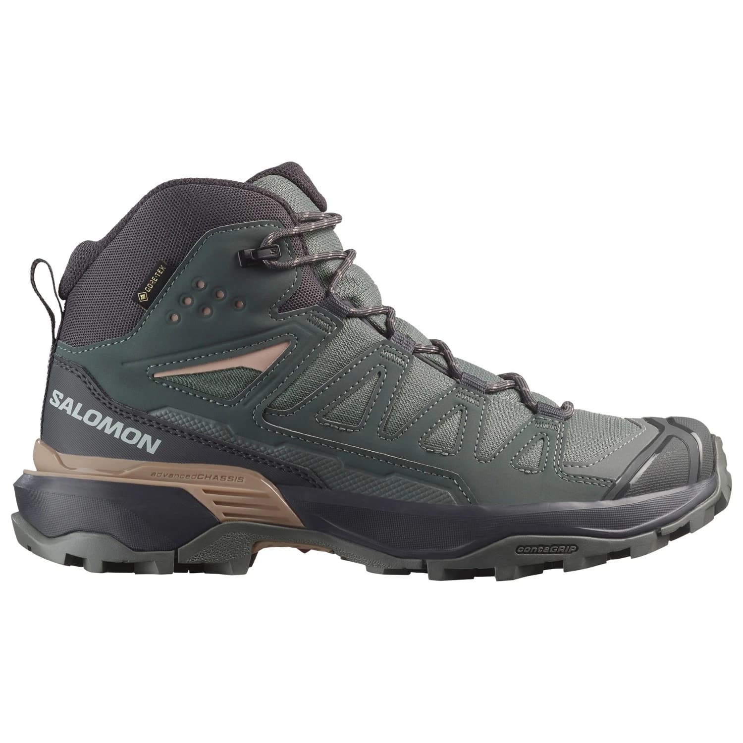 Дамски туристически обувки Salomon Women's X Ultra 360 Mid GTX Walking boots - Sedona Sage / Urban Chic / Etherea