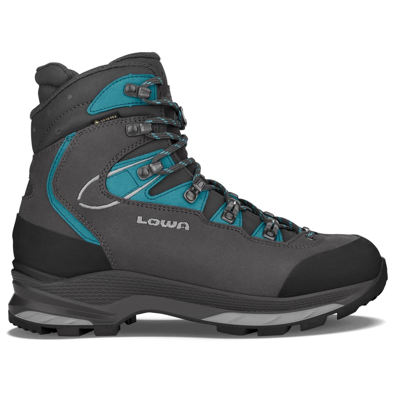 Дамски туристически обувки Lowa Women's Mauria Evo GTX Walking boots - Anthracite / Turquoise