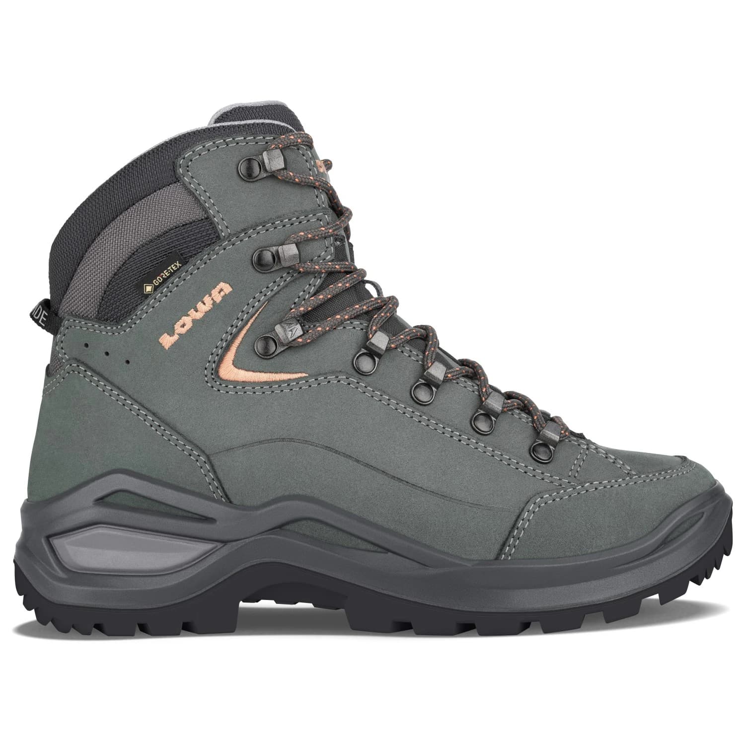 Дамски туристически обувки Lowa Women's Renegade Evo GTX Mid Wide Walking boots - Graphite / Apricot