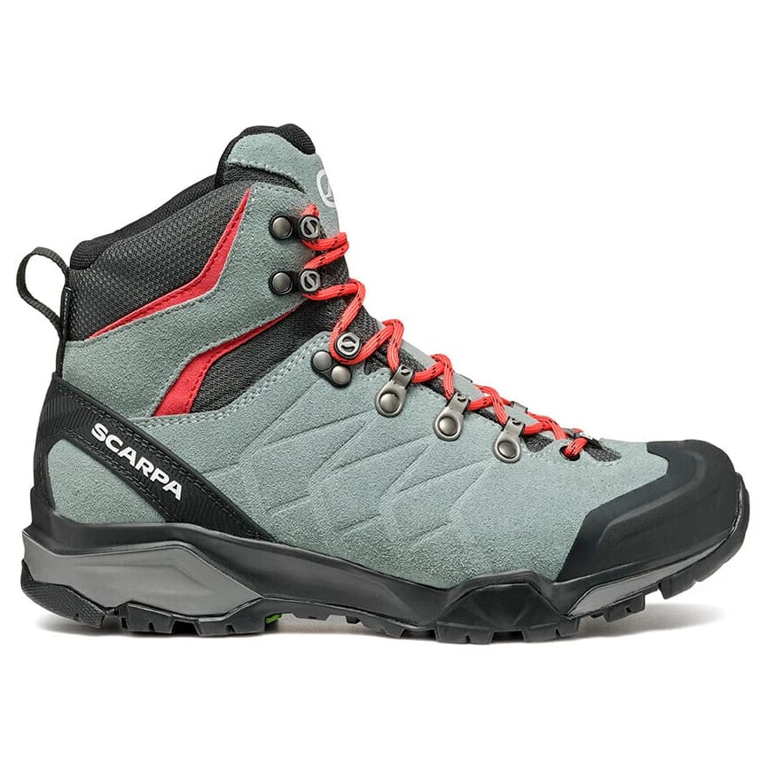 Дамски туристически обувки Scarpa Women's ZG Trek GTX Walking boots - Conifer / Mineral Red