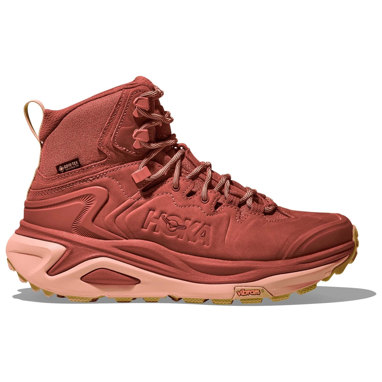 Дамски туристически обувки Hoka Women's Kaha 3 GTX Walking boots - Rouge / Rose Latte