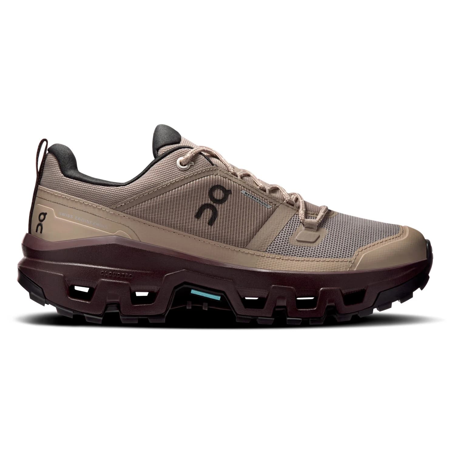 Дамски туристически обувки On Women's Cloudrock Low WP Walking boots - Cinder / Ox
