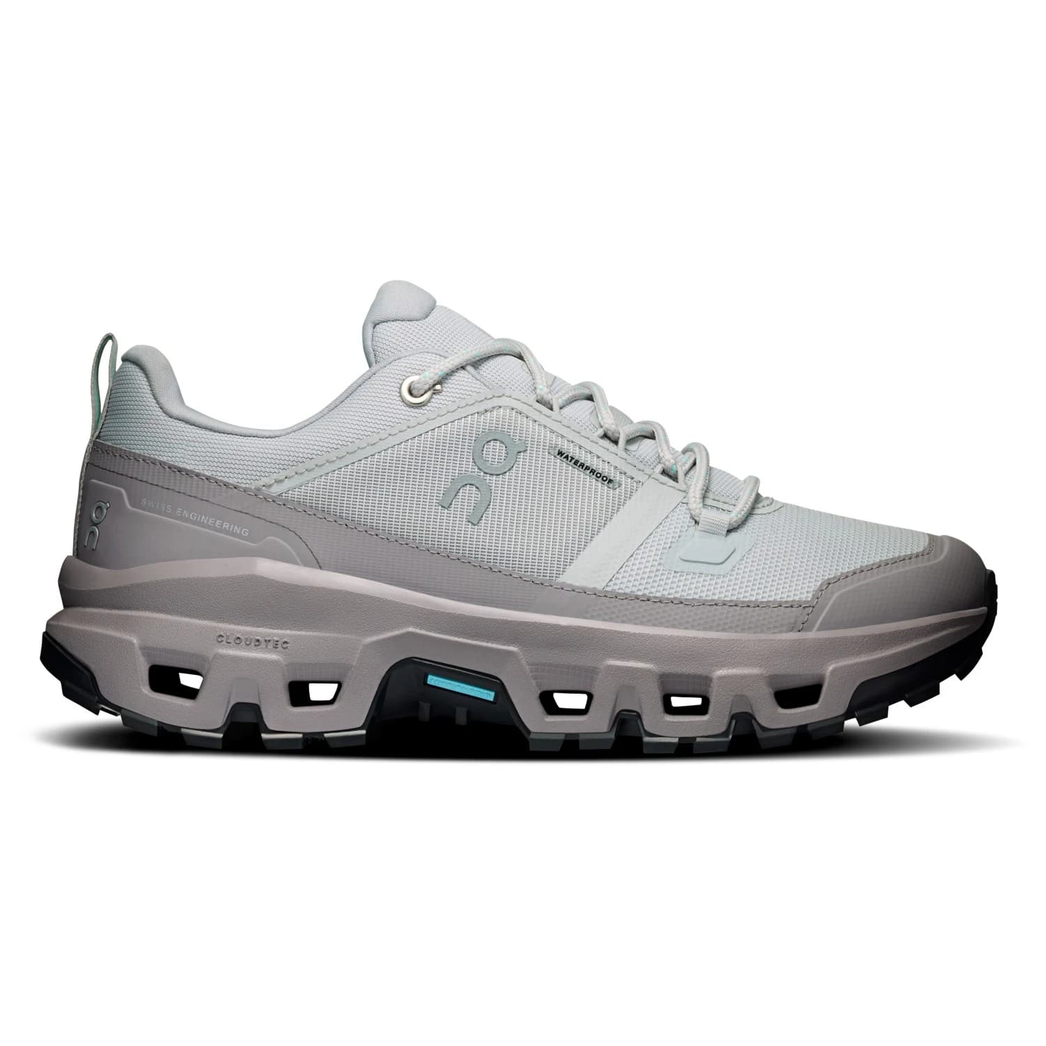 Дамски туристически обувки On Women's Cloudrock Low WP Walking boots - Glacier / Ore