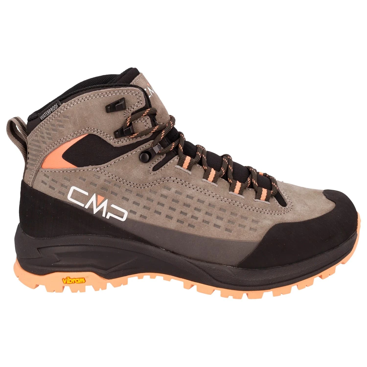 Дамски туристически обувки CMP Women's Vertyx Mid Trekking Shoes WP Walking boots - Deserto / Salmone