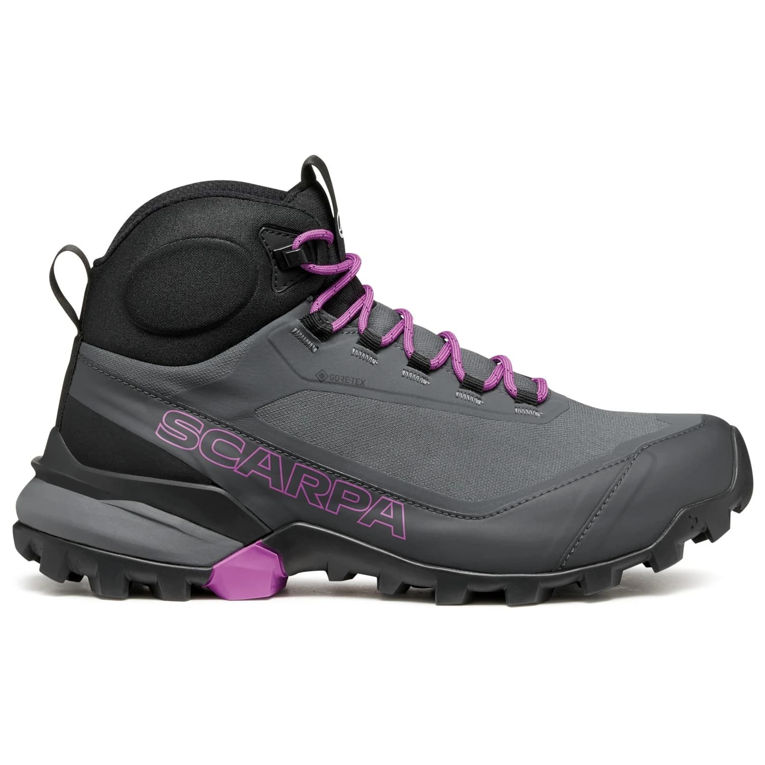 Дамски туристически обувки Scarpa Women's Ribelle Cross 2 Mid GTX Walking boots - Dark Grey / Purple