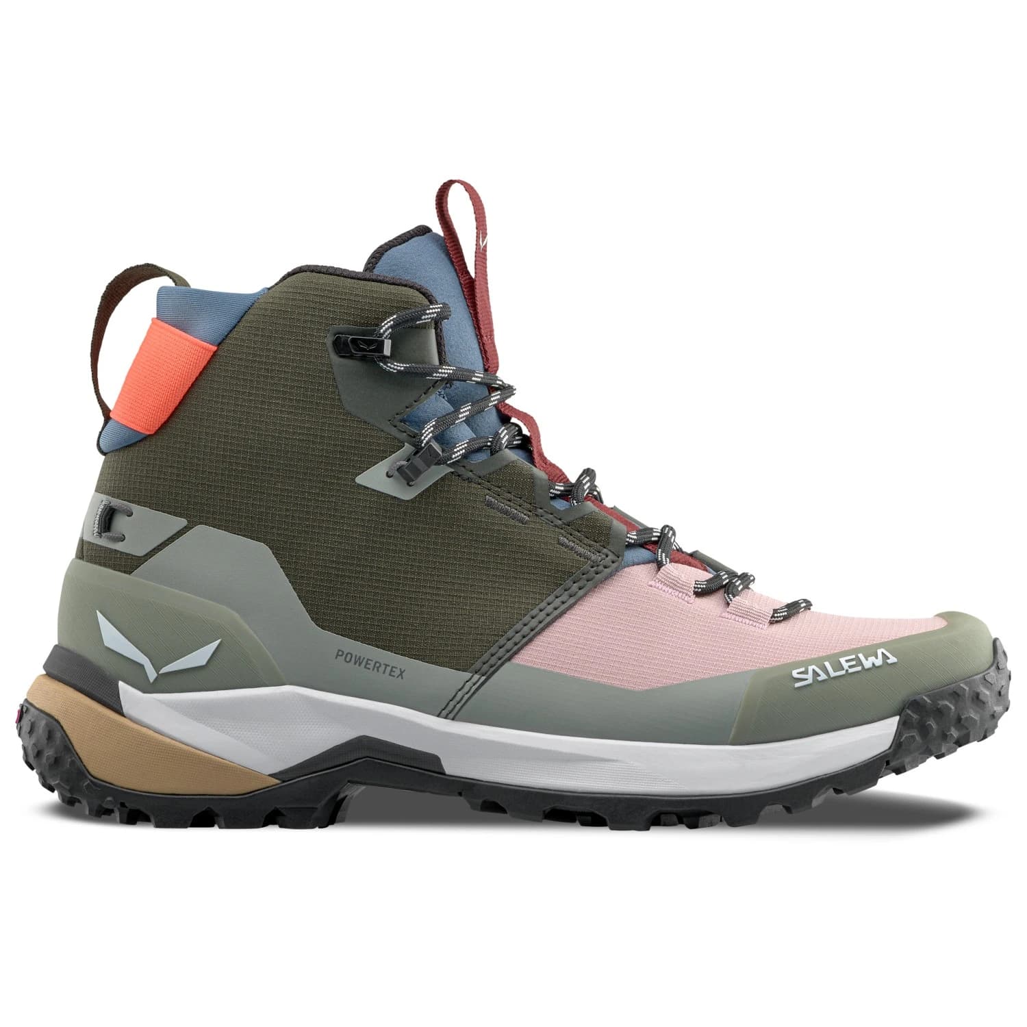 Дамски туристически обувки Salewa Women's Puez 2 Mid PTX Walking boots - Dark Olive / Shadow