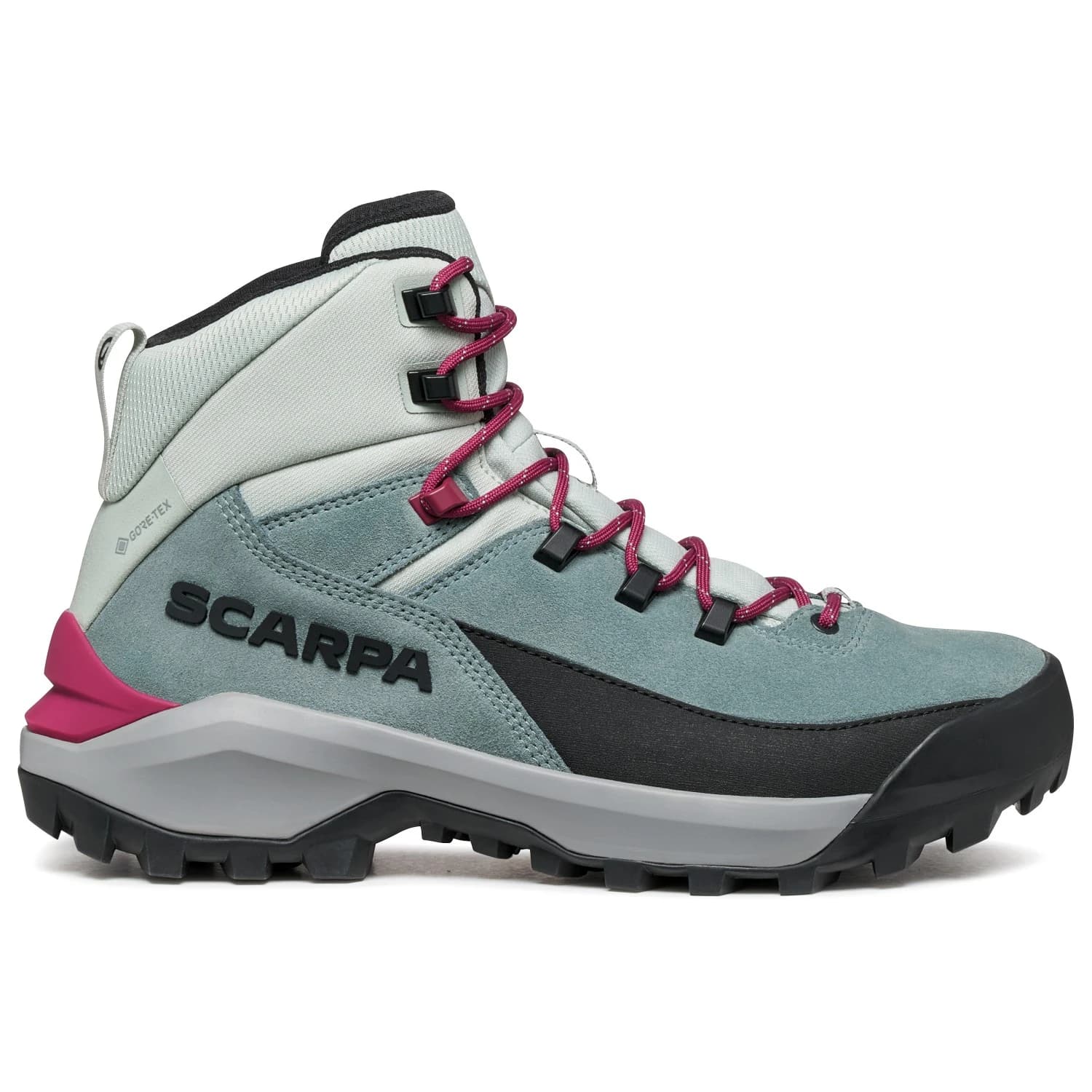 Дамски туристически обувки Scarpa Women's Mustang TRK GTX Walking boots - Conifer / Raspberry