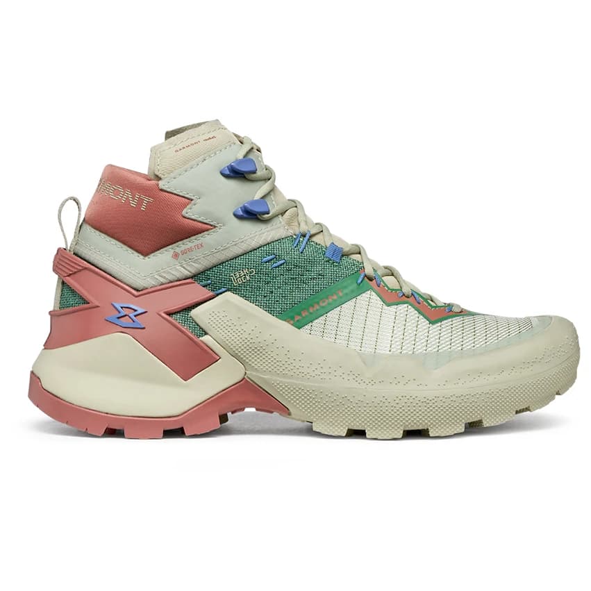 Дамски туристически обувки Garmont Women's 9.81 Onyx Mid GTX Walking boots - Agate Grey / Hedge Green
