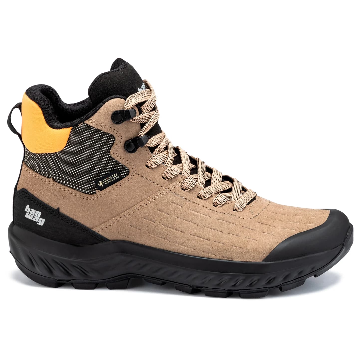 Дамски туристически обувки Hanwag Women's Kaduro Mid GTX Walking boots - Light Brown / Orange