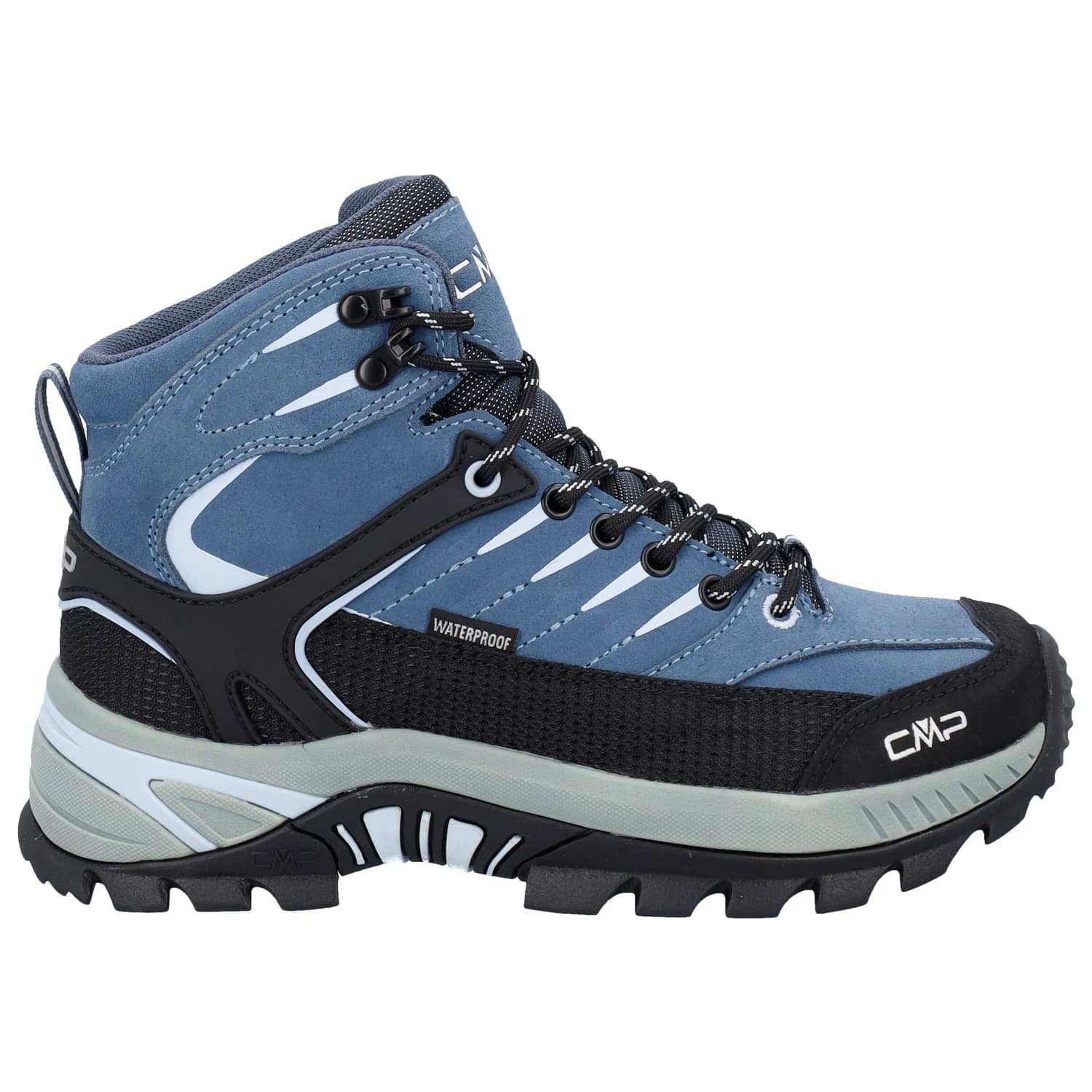 Дамски туристически обувки CMP Women's Rigel 2.0 Mid Trekking Shoes WP Walking boots - Space / Sky Blue