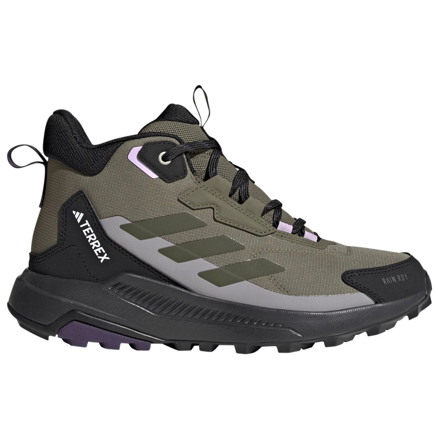 Дамски туристически обувки adidas Terrex Women's Anylander Mid R.Rdy Walking boots - Olive Strata / Night Cargo / Core Black