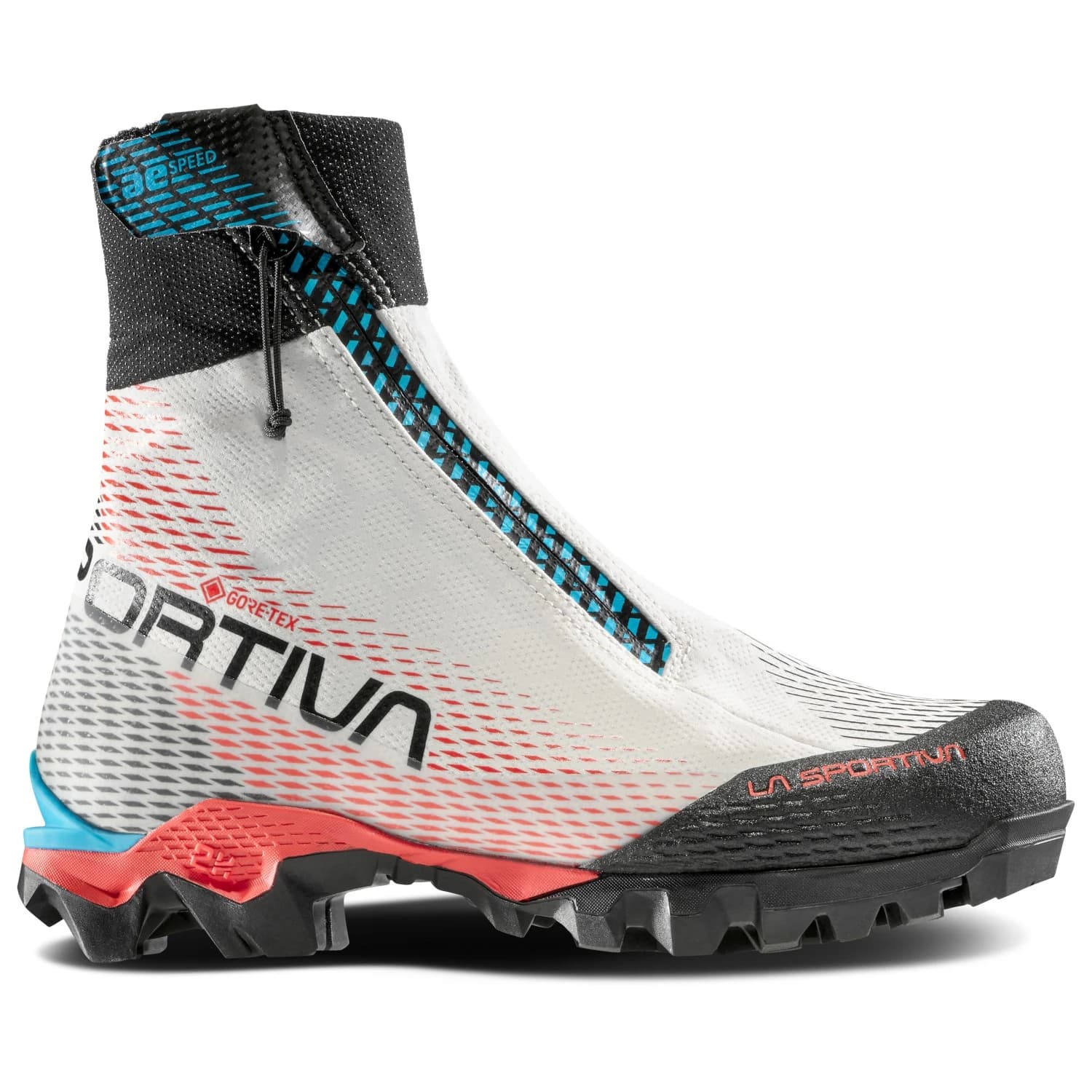 Дамски алпийски обувки La Sportiva Women's Aequilibrium Speed Woman GTX Mountaineering boots - White / Hibiscus