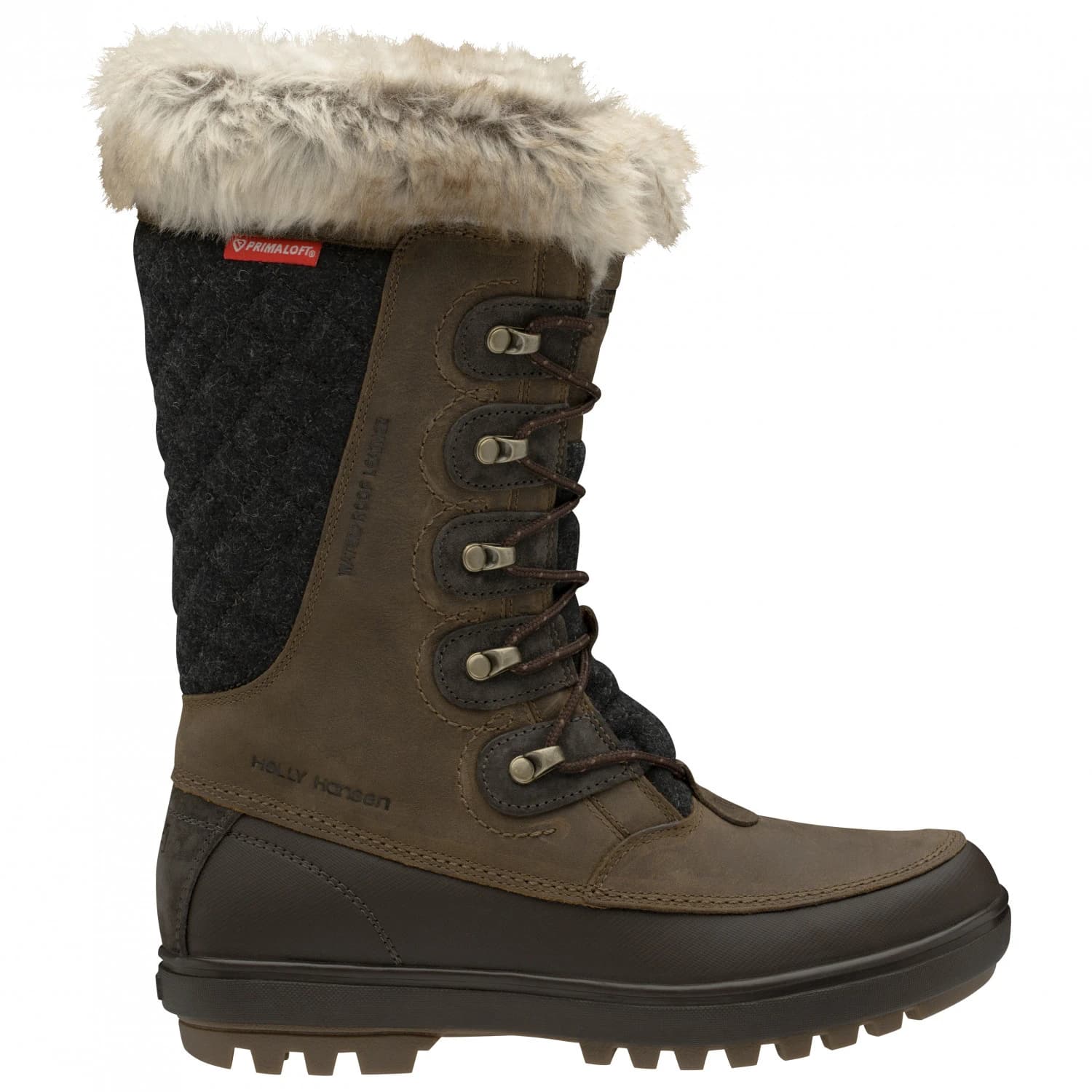 Дамски зимни ботуши Helly Hansen Women's Garibaldi VL Winter boots - Cement / Coffe Bean / Sperry Gum