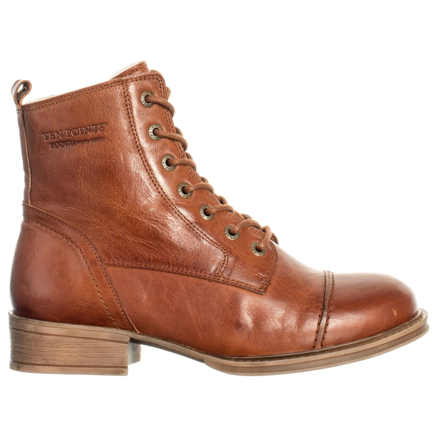Зимни ботуши Ten Points Women's Pandora Warm Boots Winter boots - Cognac