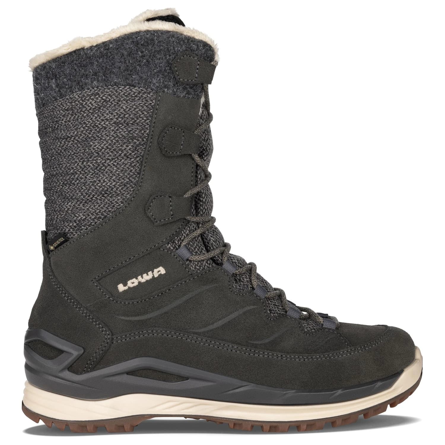 Зимни ботуши Lowa Women's Barina Evo GTX Winter boots - Anthracite / Champagne