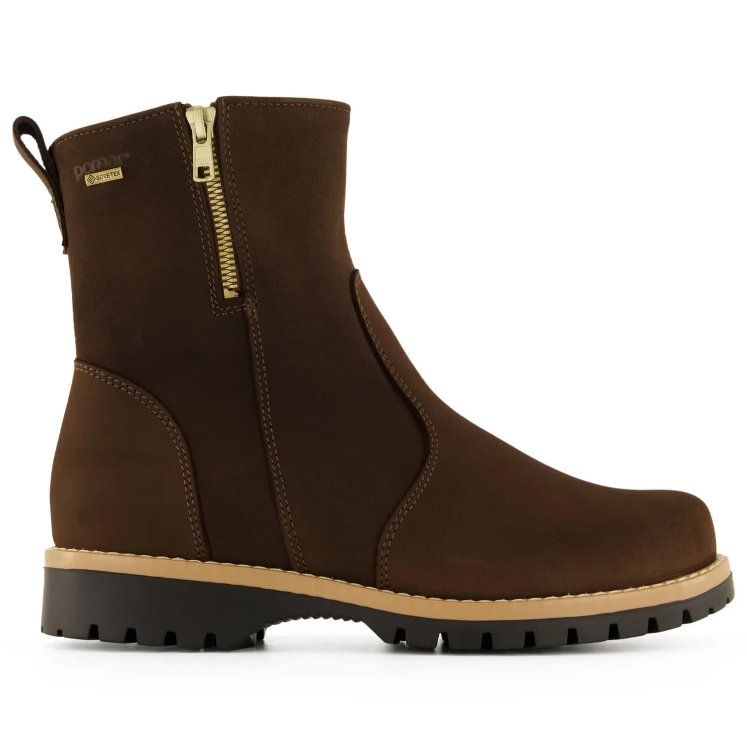 Дамски зимни ботуши Pomar Women's Tassu GTX Ankle Boot Winter boots - Bark Rugged Nubuck / Waxy